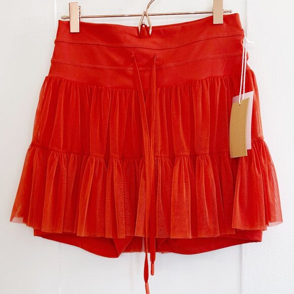 POPFLEX CAYENNE SET - Pirouette Skort, Plie Corset Crop, Flexy Crop Top NWT - Picture 15 of 16